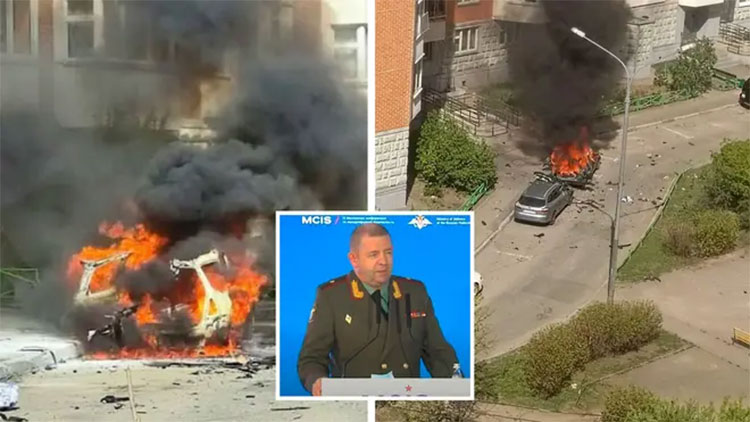 Yaroslav Moskalik: Top Russian officer killed in car explosion