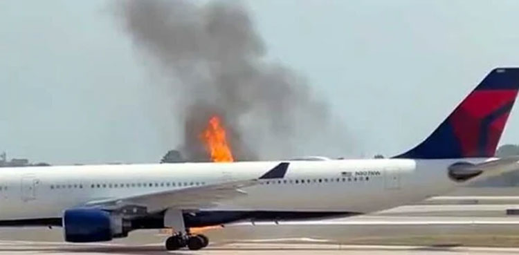 Plane fire