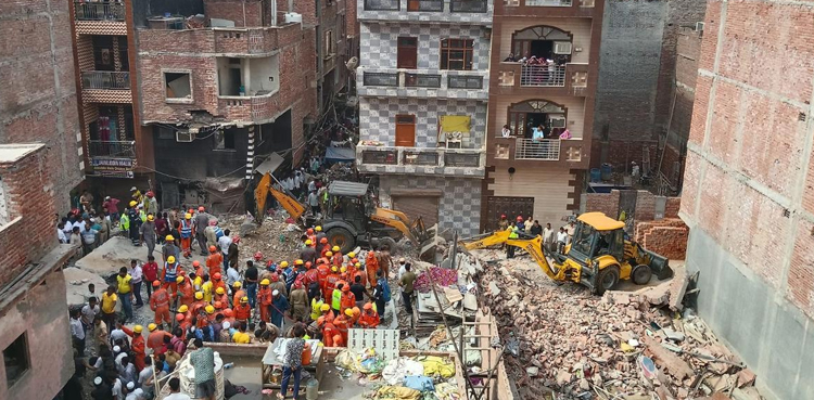 Mustafabad building collapse, Delhi building collapse, rescue operation