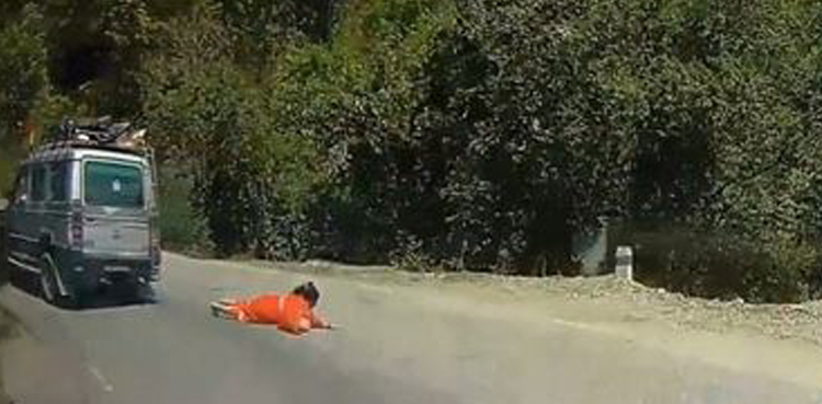 Nepal accident, Road safety, Viral video, Public transport safety