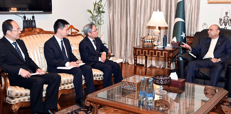 Asif-Zardari,-Chinese-envoy,-India-aggression