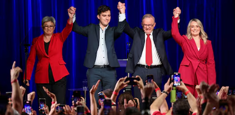 Australia-reelected government , Australia , US-China