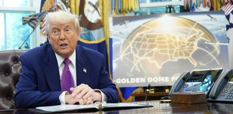 Donald Trump, Golden Dome defense shield