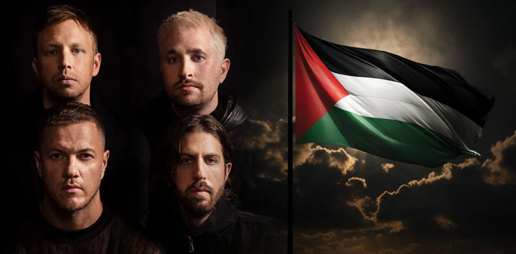 Imagine Dragons, Palestine, Dan Reynolds, Palestinian Flag