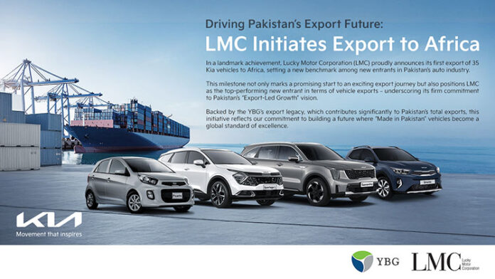 LMC: Lucky Motor Corporation Initiates Kia Export to Africa
