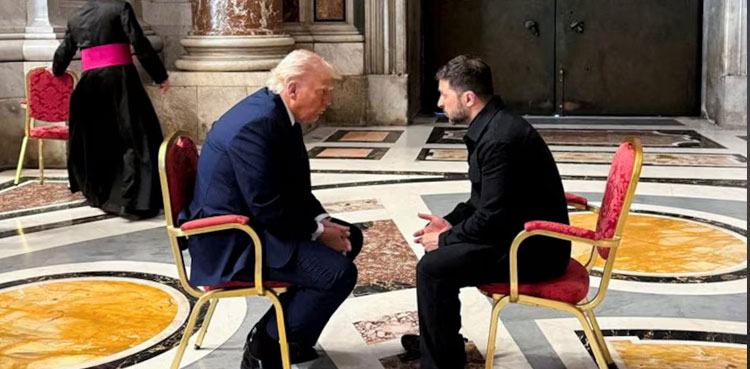 Zelenskiy, Donald Trump air defence