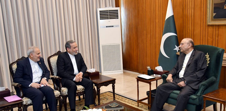 President Zardari, Iranian foreign minister Pakistan