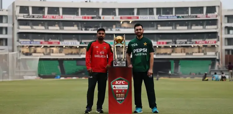 trophy, PAK vs BAN, pakistan captain, salman agha
