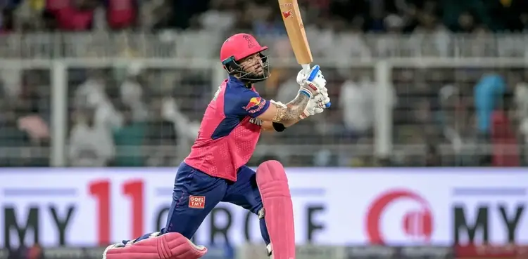 Rajasthan Royals, Riyan Parag, six sixes, IPL 2025