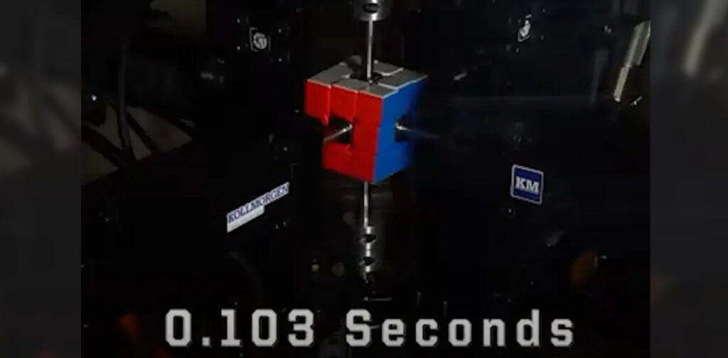 Rubik’s Cube robot, Purdue University, Rubik’s Cube record, fastest Rubik’s Cube robot, Guinness World Record