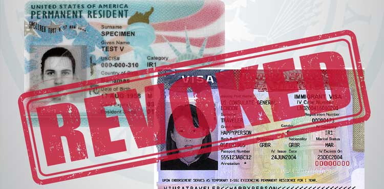 US, warning, Green Card holders