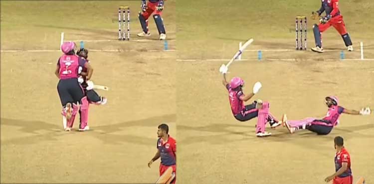 Vicky Ostwal, viral, Batters, mid-pitch collision