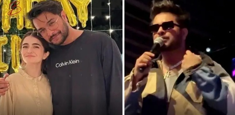 Asim Azhar reacts to fiancee Merub Ali name chants during concert