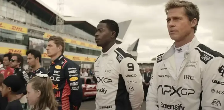 F1, Brad Pitt, race, Lewis Hamilton