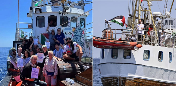 aid boat, Gaza, Freedom Flotilla, Handala