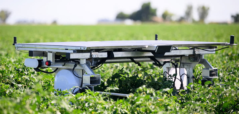 Element-AI robot, AI robot, Solar-powered robot, AI farming
