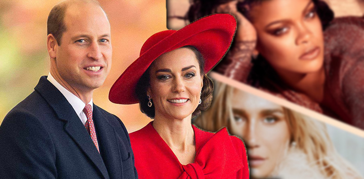 kate Middleton, Prince William, Rihanna, Kesha, Royal Family