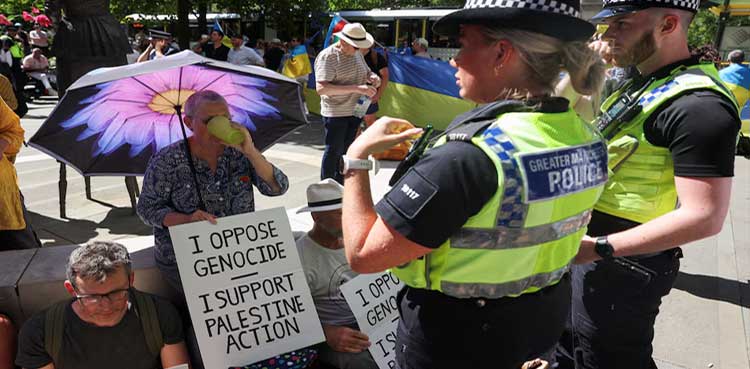 pro-Palestinian protest london