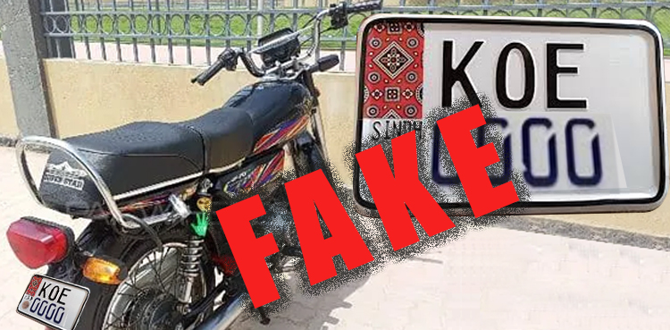 North Karachi operation, fake motorcycle number plates, Bilal Colony police raid, Karachi motorcycle plates, Excise Department Sindh, illegal vehicle registration
