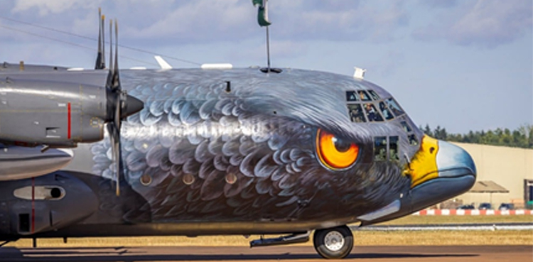 Pakistan Air Force, JF-17C, C-130 , UK, RIAT 2025