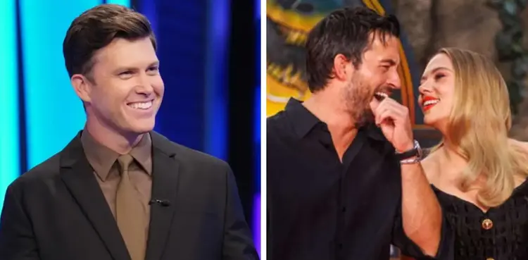 Colin Jost, Scarlett Johansson, Jurassic World Rebirth, Jonathan Bailey