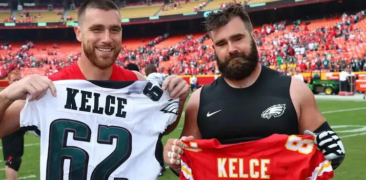 NFL star, Travis Kelce, Taylor Swift, Jason Kelce