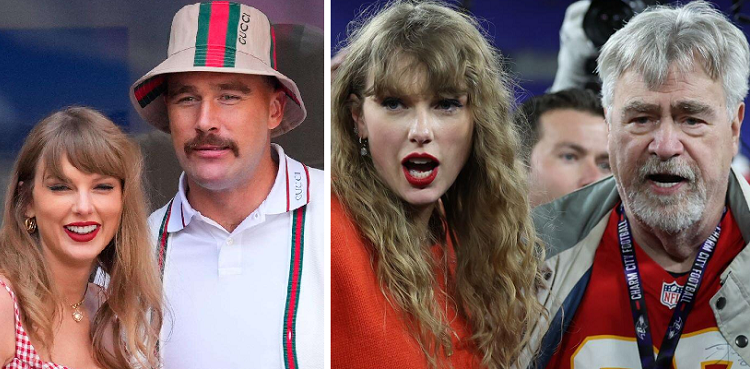 Travis Kelce's father makes rare comment about Taylor Swift