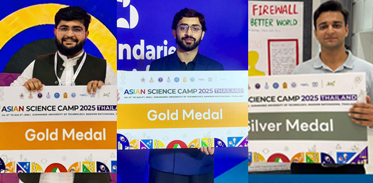 Pakistan, gold medals, Asian Science Camp 2025