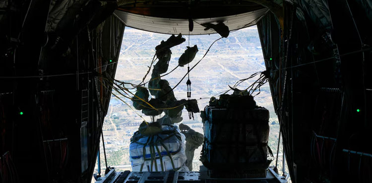 Canada airdrops aid into Gaza, says Israel violating international law