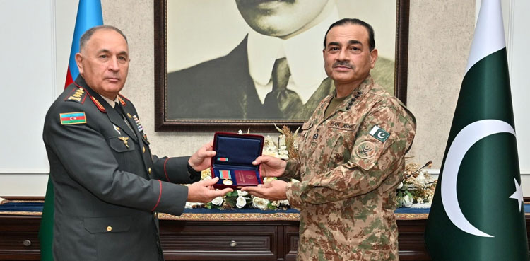 Field Marshal Asim Munir awarded Azerbaijan’s Patriotic War Medal