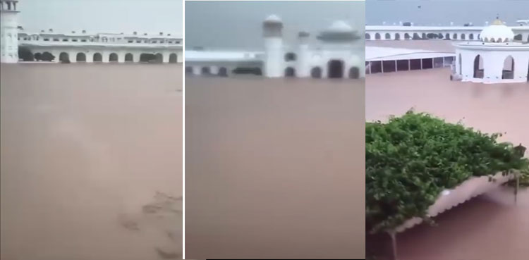Kartarpur Gurdwara Sahib submerged in floodwater