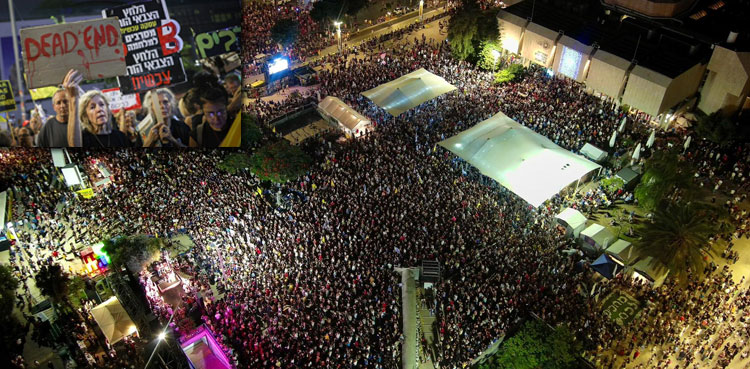 protest, Tel Aviv, Israel, Gaza take over