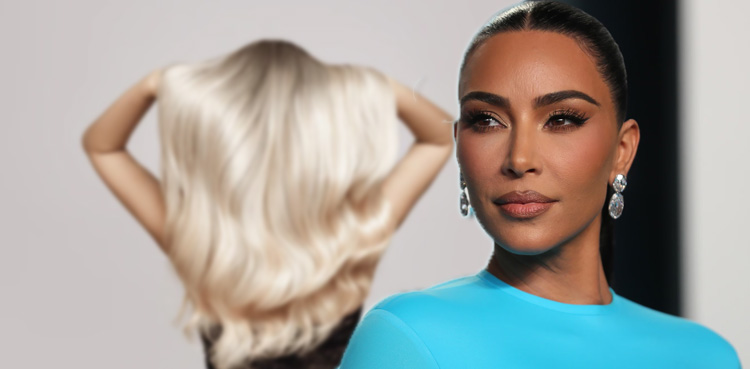 Kim Kardashian, Kim Kardashian Blonde Look 2025, Instagram, Hollywood