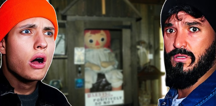 Matt Rife, Elton Castee, Annabelle Doll, Warren home, The conjuring