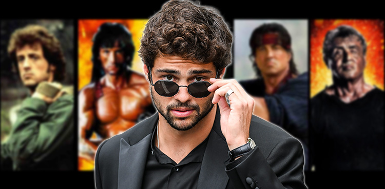 Noah Centineo, Sylvester Stallone, John Rambo, Hollywood