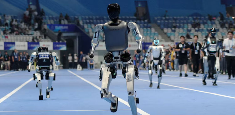 Robots,-play,-China,-Robot-olympics