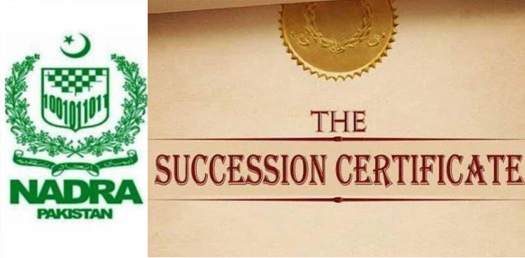 NADRA, succession certificate, process