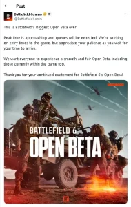 Battlefield 6 Open Beta