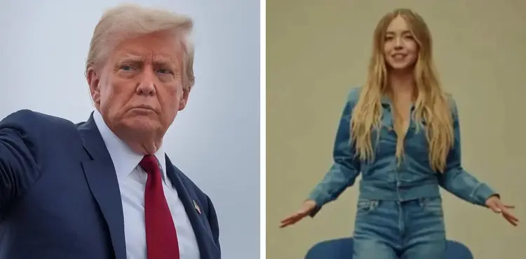 US President, Donald Trump, American Eagle, Sydney Sweeney