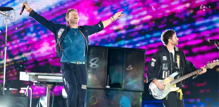 British rock band, Coldplay Wembley, chris martin, Music of the Spheres World Tour