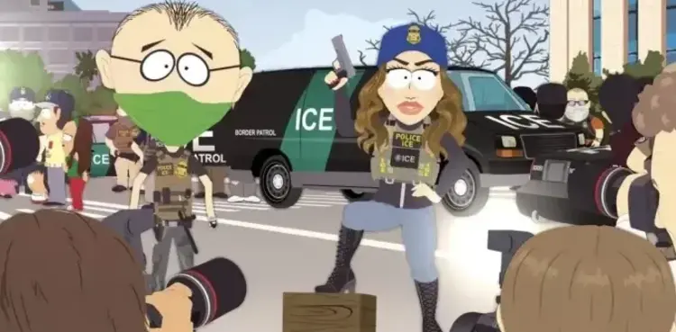 US Homeland Security Secretary, Kristi Noem South Park, president