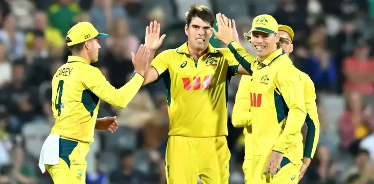 Cameron Green, Travis Head, Mitchell Marsh, Australia