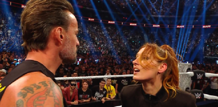 Video: Becky Lynch slaps CM Punk on Raw