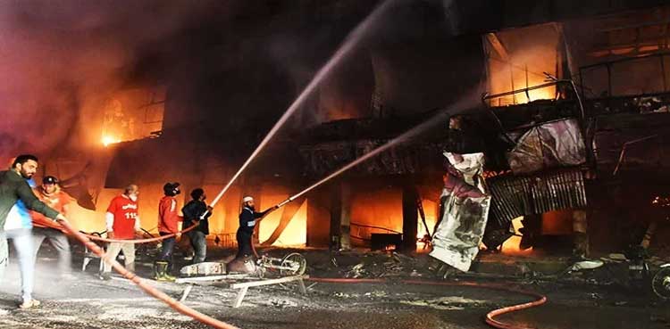 Fire at workshop in DHA phase 2 claims two lives
