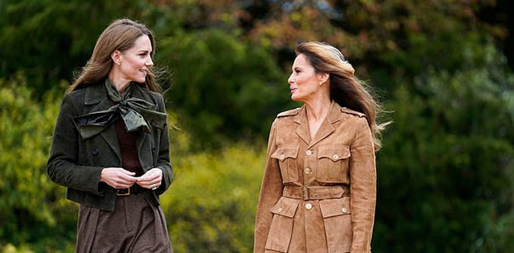 Kate Middleton and Melania Trump swap banquet glamour for scout adventures