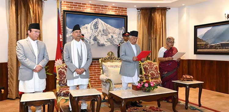 Nepal sets March elections after naming interim prime minister