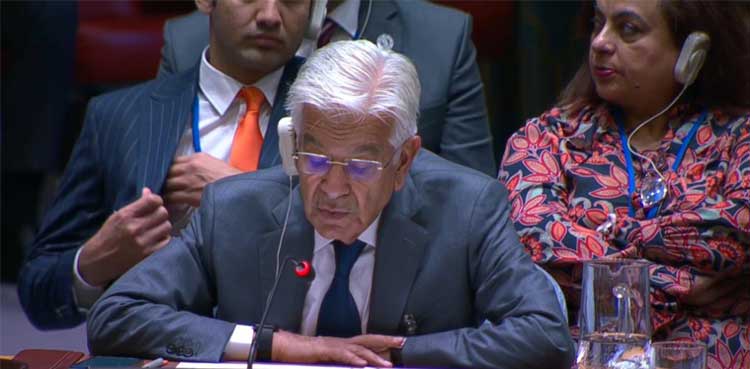 FO addresses controversy surrounding woman seated behind Khawaja Asif at UNSC