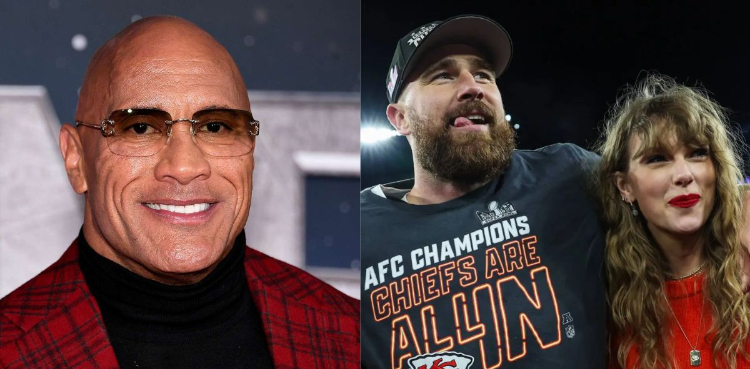 Dwayne Johnson urges Travis Kelce to begin fatherhood Dwayne Johnson