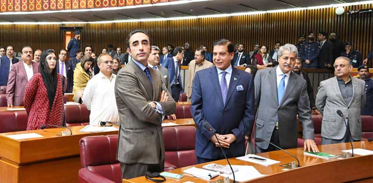 Bilawal Bhutto Zardari in parliament for 27th Amendment