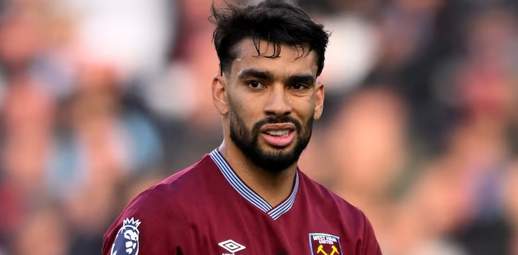 Paqueta ‘suffering’ following red card, says West Ham boss Nuno